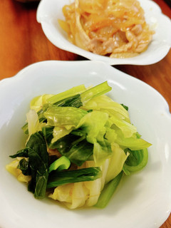 小松菜とキャベツの煮浸し-レシピのメイン写真
