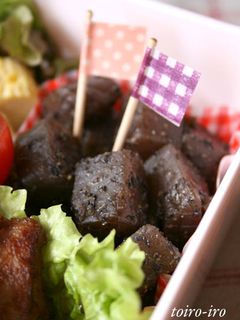 お弁当に。ゴマゴマこんにゃくの炒り煮★-レシピのメイン写真