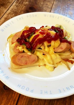 切り餅で餅ピザ-レシピのメイン写真