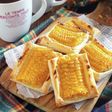 とうもろこしとクリームチーズのパイ。