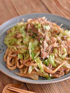 だし醤油焼きうどん-レシピのメイン写真
