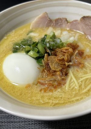 鶏ミルクそば-レシピのメイン写真
