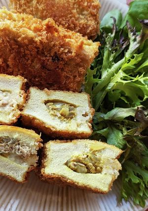 高野豆腐のカレー味フライ-レシピのメイン写真