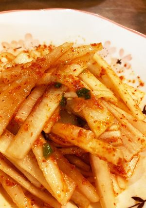 3分|大根の甘辛和え☆食べ比べ☆무생채-レシピのメイン写真