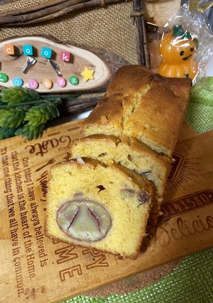 栗がゴロゴロ☆パウンドケーキ-レシピのメイン写真