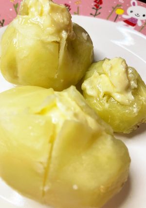 5分|おやつに♪じゃがバター☆和食-レシピのメイン写真