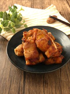 豚肉さつま芋巻きの味噌からあげ-レシピのメイン写真