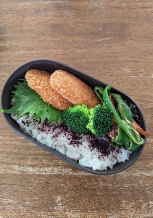 JK☆白身魚フライ弁当♪-レシピのメイン写真