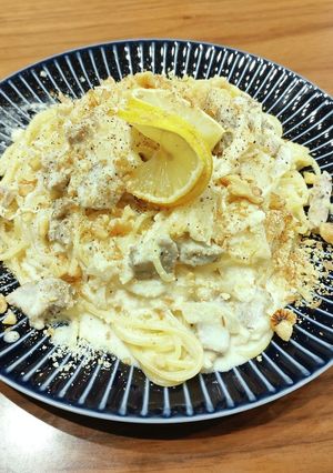 レモンクリームパスタ-レシピのメイン写真