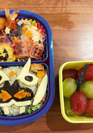 仮面ライダーガッチャード キャラ弁-レシピのメイン写真