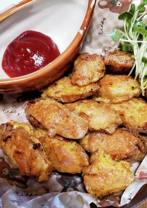 魚肉ソーセージと竹輪のピカタ風♡-レシピのメイン写真