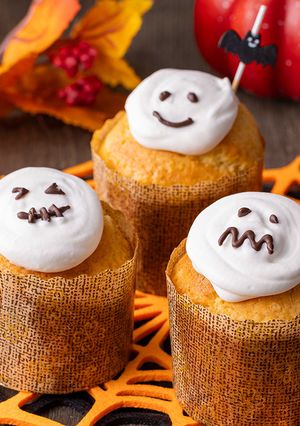 しっとりふんわり ハロウィンマフィン-レシピのメイン写真