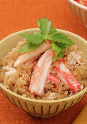 炊飯器で！うまみたっぷり♪かにめし-レシピのメイン写真
