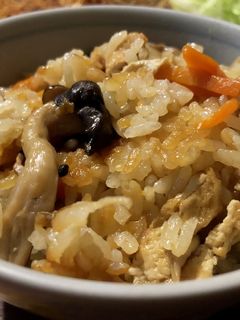 ひらたけとしめじの炊き込みご飯-レシピのメイン写真
