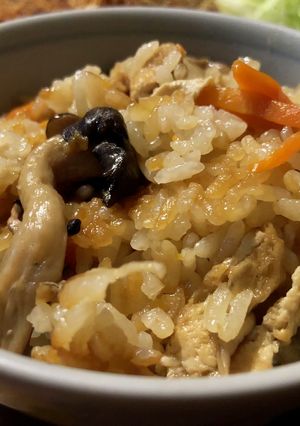 ひらたけとしめじの炊き込みご飯-レシピのメイン写真