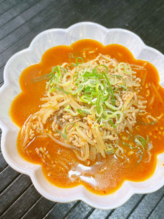 もやしとひき肉のピリ辛餡掛け💗-レシピのメイン写真