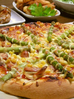アスパラマヨコーンピザ-レシピのメイン写真