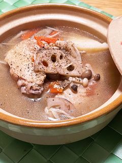 コラーゲンな手羽先根菜スープ-レシピのメイン写真