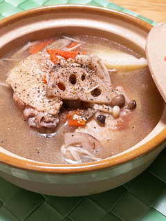 コラーゲンな手羽先根菜スープ-レシピのメイン写真
