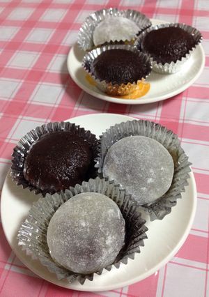レンジでとろ～り＆なめらか大福♬-レシピのメイン写真