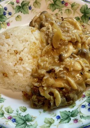 家にあるもので手軽に♬ビーフストロガノフ-レシピのメイン写真