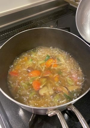 残り野菜で簡単コンソメスープ-レシピのメイン写真
