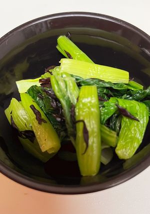 鉄分バッチリ小松菜とヒジキの和え物-レシピのメイン写真