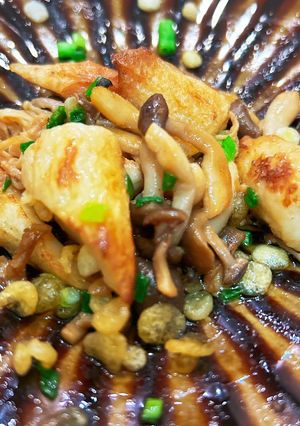 お弁当やあと一品に簡単ちくわとキノコ炒め-レシピのメイン写真