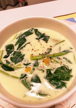 ほうれん草とかぼちゃのスープ-レシピのメイン写真