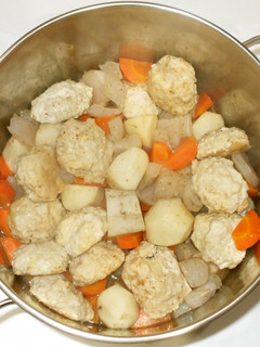 鶏肉団子の根菜煮♪足のむくみに簡単薬膳-レシピのメイン写真