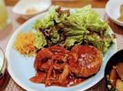 煮込みハンバーグの写真