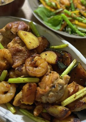 かぼちゃきのこの鶏肉照り焼き-レシピのメイン写真