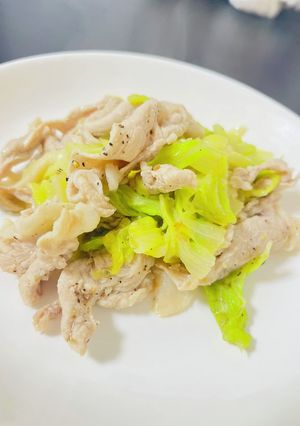 おかずの主役♡豚肉とキャベツの塩ダレ炒め-レシピのメイン写真