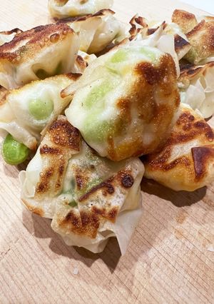 シューマイの皮で包んで焼くだけ!肉なし!-レシピのメイン写真