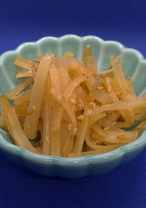 1本分の(^^)大根の皮のきんぴら-レシピのメイン写真