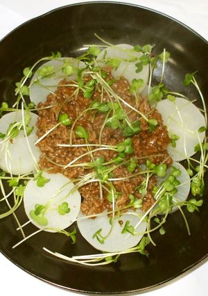 大根の肉味噌あん♪お腹のガスに簡単薬膳-レシピのメイン写真