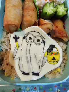 ミニオンハロウィン弁当~♪-レシピのメイン写真