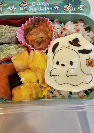 ポチャッコハロウィン弁当～♪-レシピのメイン写真