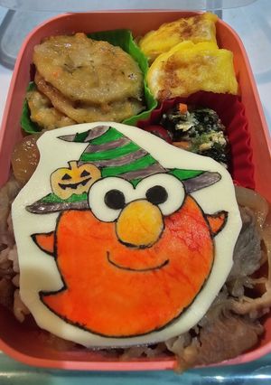 エルモハロウィン弁当～♪-レシピのメイン写真