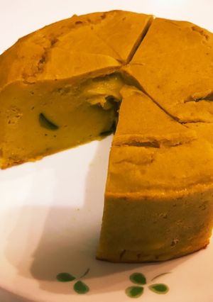 混ぜるだけ南瓜羊羹風ケーキ♡バター無し-レシピのメイン写真