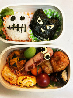 へたくそハロウィン弁当 おにぎり-レシピのメイン写真