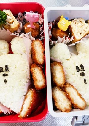 キャラ弁♪ミッキーおばけ-レシピのメイン写真