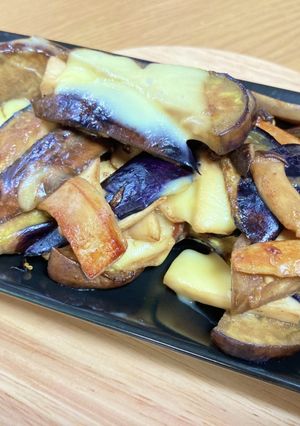 茄子とエリンギのチーズ炒め-レシピのメイン写真