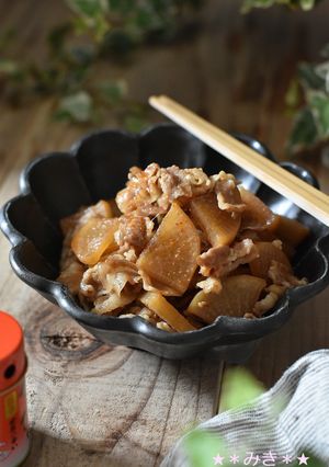 豚バラと大根の金平♪-レシピのメイン写真