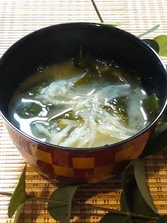 切り干し大根とわかめの味噌汁-レシピのメイン写真