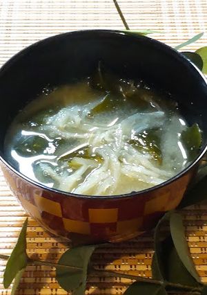 切り干し大根とわかめの味噌汁-レシピのメイン写真