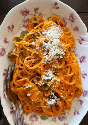 トマトクリームパスタ-レシピのメイン写真