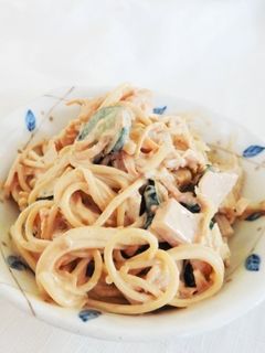 スパゲッティー味噌マヨサラダ-レシピのメイン写真