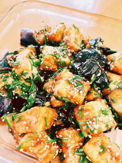 茄子と厚揚げの照り焼き-レシピのメイン写真