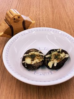 【大崎市】しいたけのチーズ焼き【簡単】-レシピのメイン写真